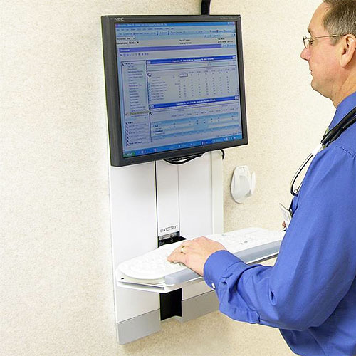 Ergotron StyleView Vertical Lift High Traffic Area White 60-593-216