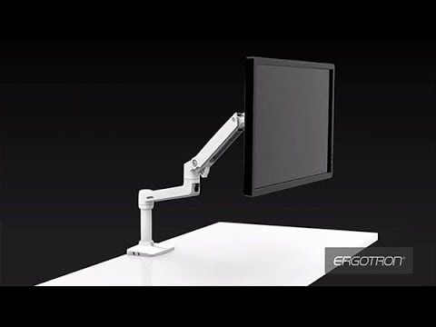 Ergotron LX Dual Side by Side Arm Desk Mount Polished