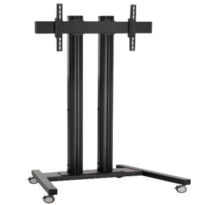 Vogels TD1864 Dual Pole Floor Mount With Trolley