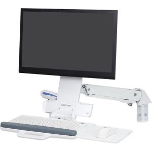 Ergotron StyleView Sit-Stand Combo Arm White 45-266-216