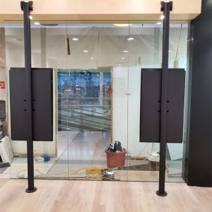 Vogels Commercial Grade Floor to Ceiling Portrait Mount With Backing Plate