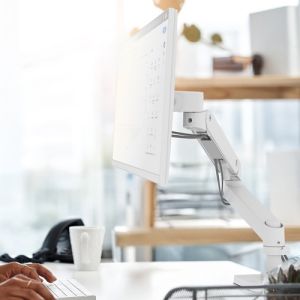 Ergotron LX Pro Desk Monitor Arm White 45-682-290