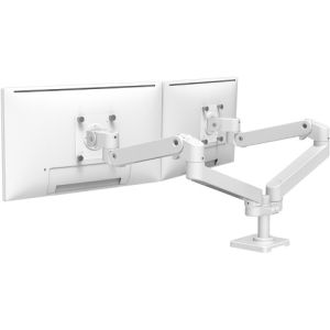 Ergotron LX Pro Dual Side-By-Side Arm White 45-686-290
