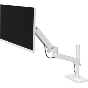 Ergotron LX PRO Desk Arm Tall Pole Grommet Mount White 45-709-290