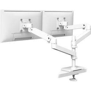 Ergotron LX Pro Dual Stacking Arm Grommet Mount White 45-710-290