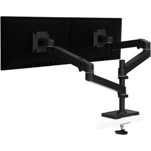 Ergotron LX Pro Dual Stacking Arm Grommet Mount Black 45-710-292