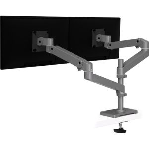 Ergotron LX Pro Dual Stacking Arm Grommet Mount Dark Grey 45-710-293