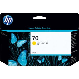 HP C9454A 70 Yellow Designjet Plotter Ink Cartridge 130ml