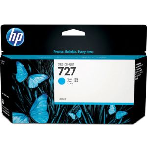 HP B3P19A 727 Cyan Designjet Plotter Ink Cartridge 130ml