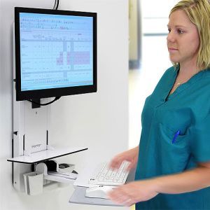 Ergotron StyleView Sit-Stand Vertical Lift White 61-080-062