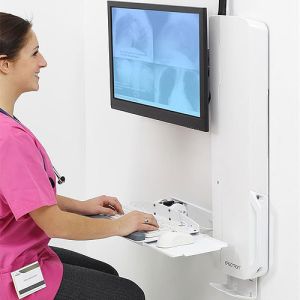 Ergotron StyleView Sit-Stand Vertical Lift White 61-081-062