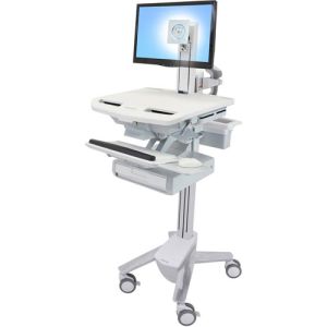 Ergotron StyleView SV43 Medical Cart with LCD Pivot SV43-1310-0