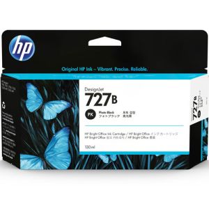 HP 3WX14A 727B Photo Black Designjet Plotter Ink Cartridge 130ml