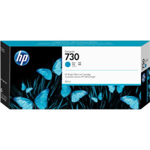 HP 730 Cyan DesignJet Ink Cartridge P2V68A 300ml - T1700 - T1600