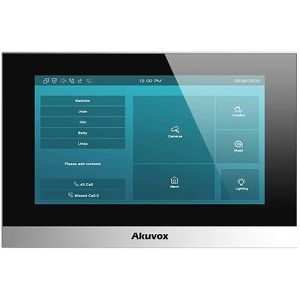 Akuvox C313N 7 Inch Linux Indoor Display Monitor - Silver