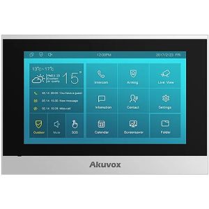 Akuvox C313W-2 7 Inch Linux Indoor Display Monitor - Silver
