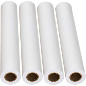 Canon A1 Wide Format Plotter Paper 610mm X 50m Bond 80gsm - 4 Roll Pack 9200080011