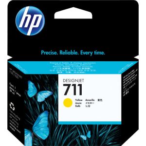 HP 711 Yellow Designjet Ink Cartridge 29ml CZ132A - T130 - T530