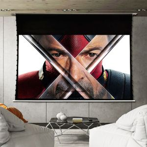 Elite Screens ARE120HW3-E20 AERIE CineWhite Electric Tension 16:9 Projector Screen 120 Inch
