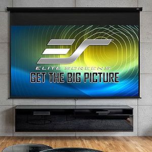 Elite Screens M150UWH2 Manual 16:9 Pull-Down Black Projector Screen 150 Inch