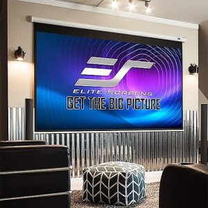 Elite Screens SK120NXW-E12 Saker MaxWhite Motorised 16:10 Project Screen 120 Inch