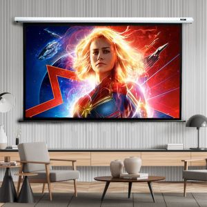 Elite Screens ELECTRIC100V Spectrum Motorised 4:3 White Projector Screen 100 Inch