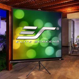 Elite Screens T136UWS1 Tripod 1:1 Portable Projector Screen 136 Inch
