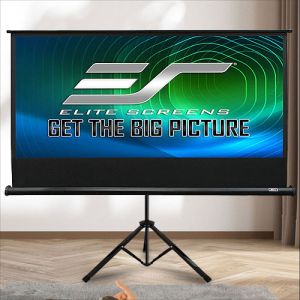 Elite Screens T100UWV1 Tripod 4:3 Portable Projector Screen 100 Inch