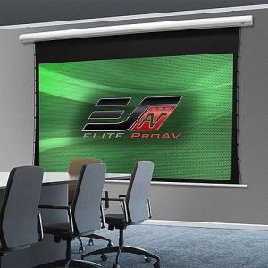 Elite Screens VMAXT120XWH3 VMAX Motorised Tab Tension 16:9 White Projector Screen 120 Inch
