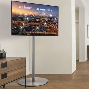 Vogels FM1644RVS Fixed Display Floor Stand - Silver