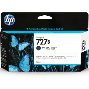 HP 727B Matte Black Designjet Plotter Ink Cartridge 130ml 3WX13A