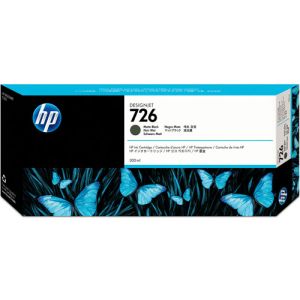 HP 3WX12A 726B Matte Black Designjet Ink Cartridge 300ml
