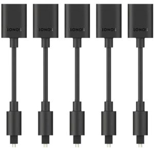 Sonos Optical HDMI ARC Adaptor 5 Pack Black OPADBWW1BLK