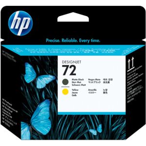 HP C9384A 72 Matte Black Yellow Designjet Printhead