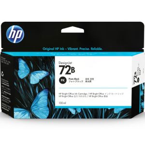 HP 3WX07A 72B Photo Black Designjet Plotter Ink Cartridge 130ml