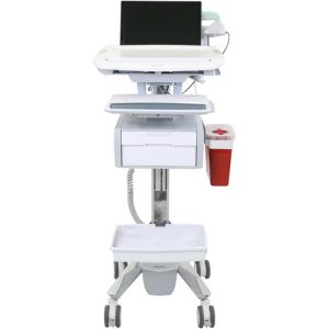 Ergotron Styleview Vaccination Laptop Medical Cart SV41-6100-0-VC
