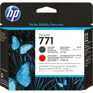 HP CE017A 771 Matte Black Chromatic Red Designjet Printhead