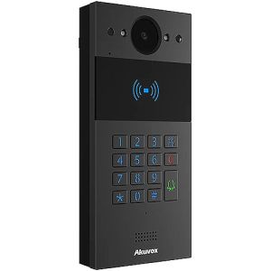 Akuvox R20K Intercom with Keypad and RF Card Reader Black