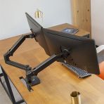 Ergotron LX Dual Side-by-Side Arm Matte Black 45-245-224