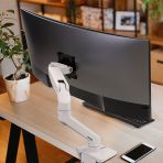 Ergotron HX Desk Monitor Arm White 45-475-216