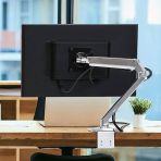 Ergotron MXV Desk Monitor Arm Polished Aluminium 45-486-026