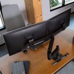 Ergotron LX Desk Dual Direct Arm Matte Black 45-489-224