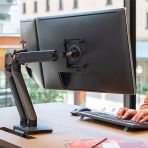 Ergotron MXV Desk Dual Monitor Arm Matte Black 45-496-224