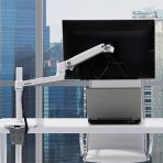 Ergotron LX Desk Monitor Arm Tall Pole White 45-537-216