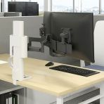 Ergotron TRACE Dual Monitor Mount White 45-631-216