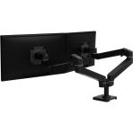 Ergotron LX Pro Dual Side-By-Side Arm Black 45-686-292