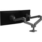 Ergotron LX Pro Dual Side-By-Side Arm Dark Grey 45-686-293