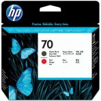 HP C9409A 70 Matte Black Red Designjet Printhead
