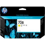 HP 728 Yellow Designjet Ink Cartridge F9J65A 130ml - T730 - T830