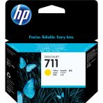 HP 711 Yellow Designjet Ink Cartridge 29ml CZ132A - T130 - T530